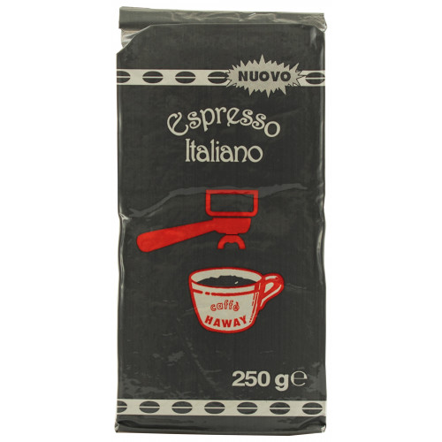 Кава мелена "Haway Macinato Espresso" 250г в/у (Італія, ТМ "Uomini & Caffe")