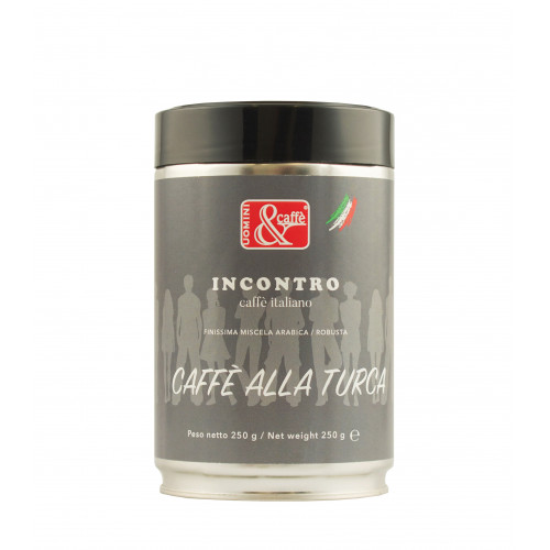 Кава мелена "Barattolo Incontro" 250г ж/б (Італія, ТМ "Uomini & Caffe")