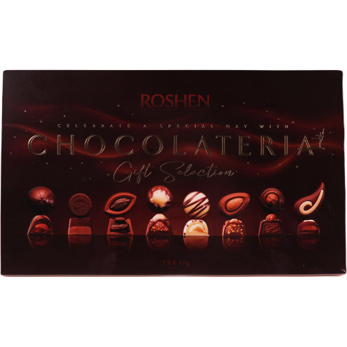 Цукерки "Roshen" Chocolateria 194г (Україна, ТМ "Roshen")