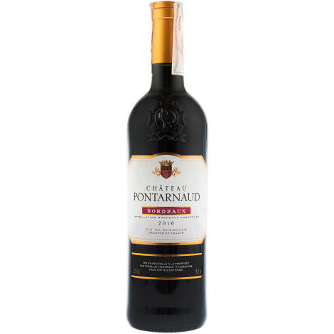 Вино "Chateau Pontarnaud" черв.сух 0,75л 12% (Франція, Бордо, ТМ "Chateau")