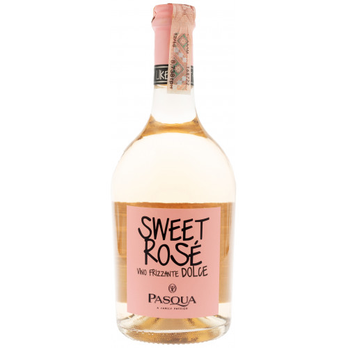 Вино ігристе "Frizzante Sweet Rose' " рожев.напів/сол 0,75л 11% (Італія, Венето, ТМ "Pasqua")