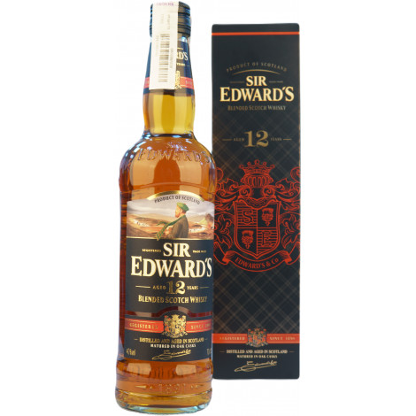 Віскі "SW S.EDWARDS 12 yo" 0,7л 40% кор (Шотландія, Спейсайд, ТМ "S.EDWARDS")
