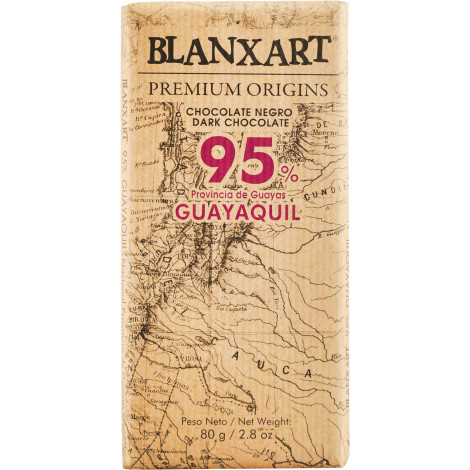 Шоколад темний "Guayaquil 95%" 80г (Іспанія, ТМ "Blanxart")49109