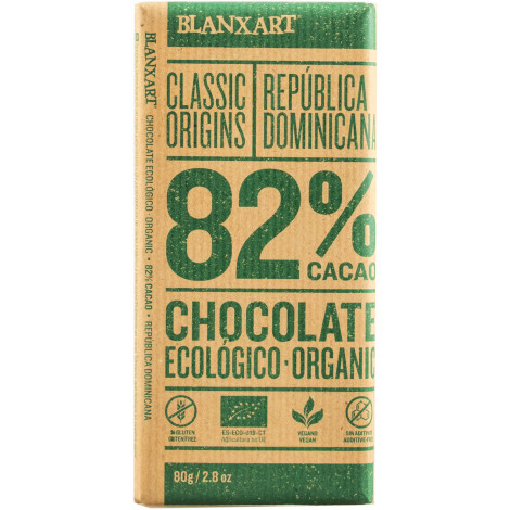 Шоколад темний "Dominican Republic 82% Organic" 80г (Іспанія, ТМ "Blanxart")49095