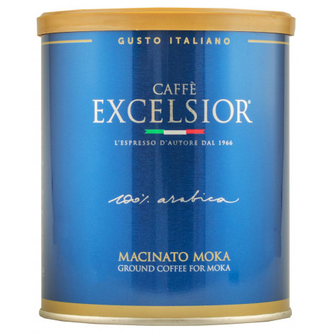 Кава мелена "Excelsior 100% Arabica for moka" 250г ж/б(Італія, ТМ "Excelsior")