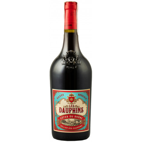 Вино "Cellier des Dauphins les Dauphin" черв.сух 0,75л 14% (Франція, Доліна Рони, ТМ "Cellier des Dauphins")