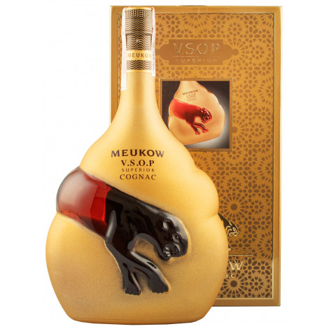 Коньяк "Meukow VSOP Gold" 1л 40% дерев.кор(Францiя, Cognac, ТМ "Meukow")
