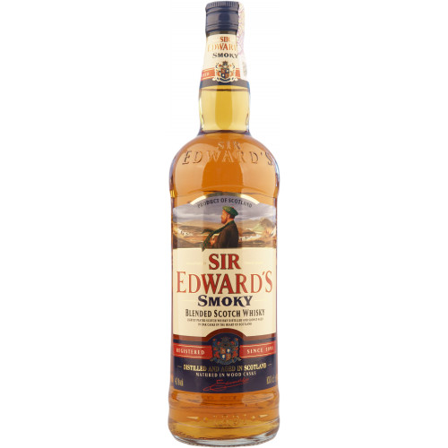 Віскі "SW S.EDWARDS Smoky" 1л 40% (Шотландія, Спейсайд, ТМ "S.EDWARDS")