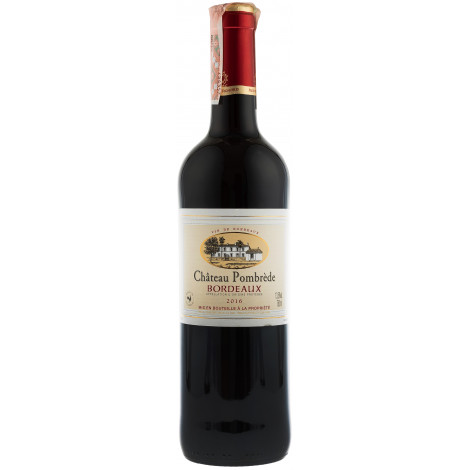 Вино "Chateau Pombrede черв.сух 0,75л 14% (Франція, Бордо, ТМ "Chateau")