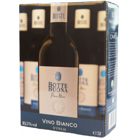 Вино "Vino Bianco D'Italia" бiл.н/сух 3л 11% (Італія, Емілія-Романія, ТМ "Botte Buona")