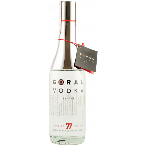 Горілка "Goral Vodka Master" 0,5л 40% (Словаччина, TM "Goral")