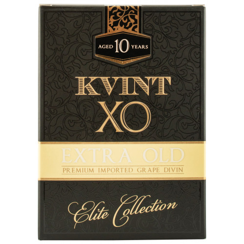 Коньяк "Kvint Surprise 10YO XO" 0,5л 40% декантер+кор (Молдавія, ТМ "Kvint")