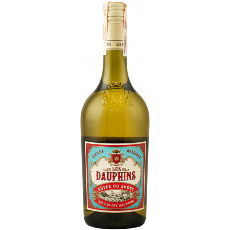 Вино "Cellier des Dauphins les Dauphin" біл.сух 0,75л 13% (Франція, Доліна Рони, ТМ "Cellier des Dauphins")