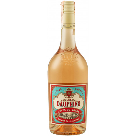 Вино "Cellier des Dauphins les Dauphin" рожев.сух 0,75л 13% (Франція, Доліна Рони, ТМ "Cellier des Dauphins")
