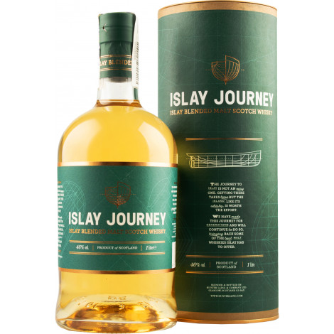 Вiскi "Islay Journey Blended Malt" 1л 46% тубус(Шотландiя, ТМ "Islay Journey ")