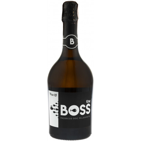 Вино ігристе "Prosecco Mill DOC The Boss" бiл.екстра/сух 0,75л 11% (Італія, Венето, ТМ "Ferro13")