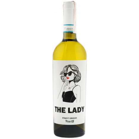 Вино "The Lady Pinot Grigio delle Venezie DOC" біл.сух 0,75л 12% (Італія, Венеція, ТМ "Ferro13")