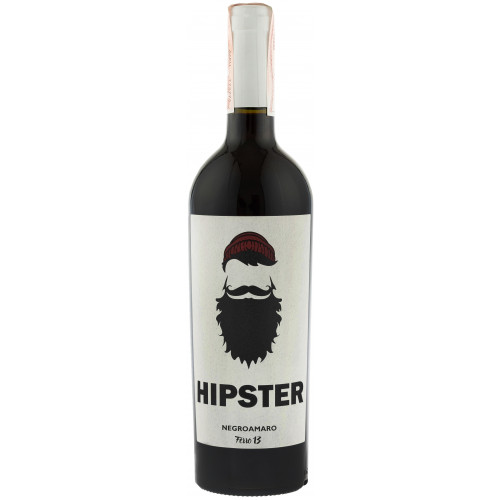 Вино "Hipster Negroamaro IGT" черв.сух 0,75л 13% (Італія, Апулія, ТМ "Ferro13")