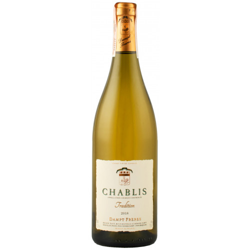 Вино "Chablis Tradition" бiл.сух 0,75л 12,5% (Франція, Бургундія, Шабли, ТМ "Dampt Freres")