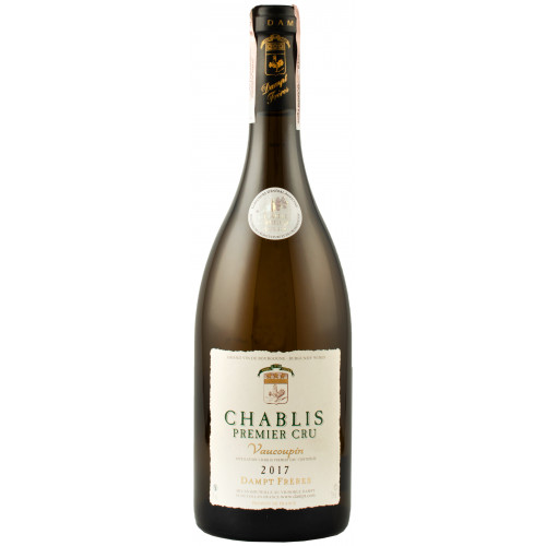 Вино "Chablis 1er Cru Vaucoupin" бiл.сух 0,75л 13% (Франція, Бургундія, ТМ "Dampt Freres")