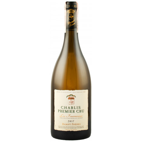 Вино "Chablis 1er Cru Les Fourneaux" бiл.сух 0,75л 13% (Франція, Бургундія, ТМ "Dampt Freres")