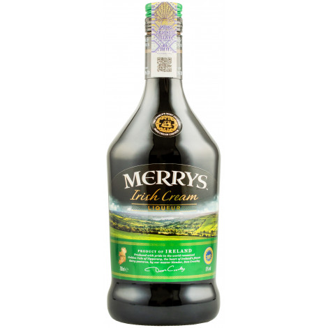 Лікер "Merrys Irish Cream" 0,7л 17% (Ірландія, ТМ "Merrys")