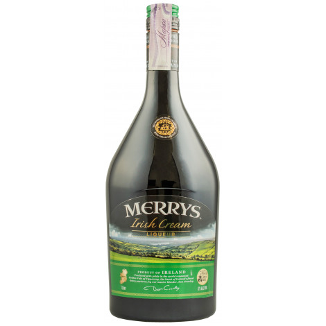 Лікер "Merrys Irish Cream" 1л 17% (Ірландія, ТМ "Merrys")
