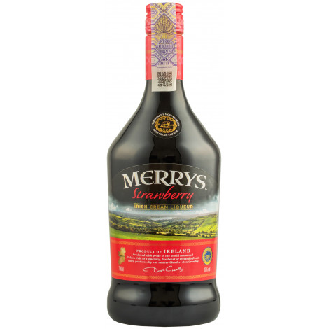Лікер "Merrys Strawberry  Cream" 0,7л 17% (Ірландія, ТМ "Merrys")