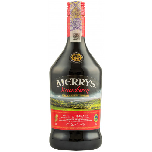 Лікер "Merrys Strawberry  Cream" 0,7л 17% (Ірландія, ТМ "Merrys")