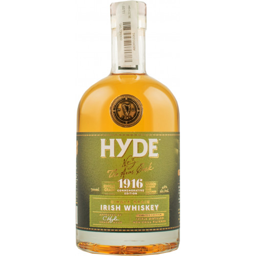 Віскі "Hyde #3 Single Grain Bourbon cask" 0,7л 46% (Ірландія, ТМ "Hyde")