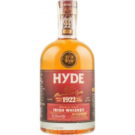 Віскі "Hyde #4 Single Malt Rum cask" 0,7л 46% (Ірландія, ТМ "Hyde")