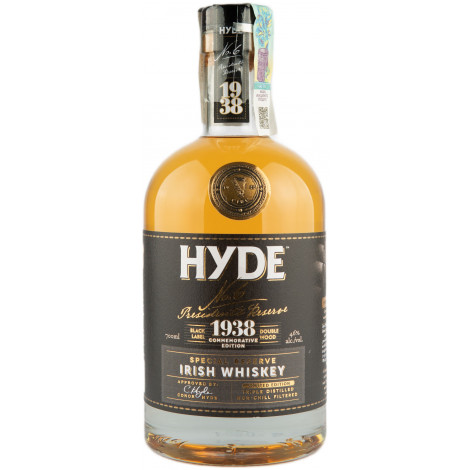 Віскі "Hyde №6 Special Reserve" 0,7л 46% (Ірландія, ТМ "Hyde") Віскі "Hyde №6 Special Reserve" 0,7л 46% (Ірландія, ТМ "Hyde")