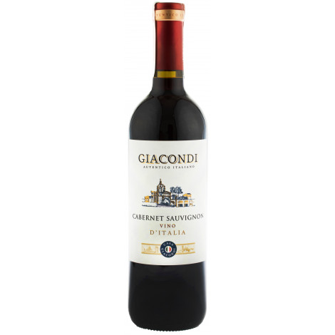Вино "Cabernet Sauvignon Varietale" черв.сух 0,75л 12,5% (Італія, D'Italia, ТМ "Giacondi")