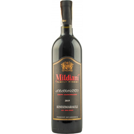 Вино "Кіндзмараулі AOC" черв.н/сол 0,75л 11-13% (Грузія, Кахетія, ТМ "Mildiani")