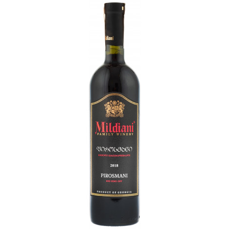 Вино "Піросмані" черв.н/сух 0,75л 11-13% (Грузія, Кахетія, ТМ "Mildiani")