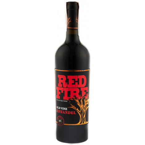 Вино "Primitivo Puglia IGT" черв.сух 0,75л 13,5% (Італія, Апулія, ТМ "Red Fire")
