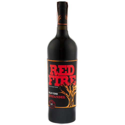 Вино "Primitivo Puglia IGT" черв.сух 0,75л 13,5% (Італія, Апулія, ТМ "Red Fire")