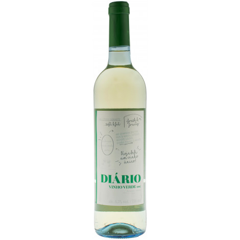 Зелене вино "Vino Verde Diario" біл.н/сух 0,75л 8,5% (Португалія, долина Міньо, ТМ "Diario")