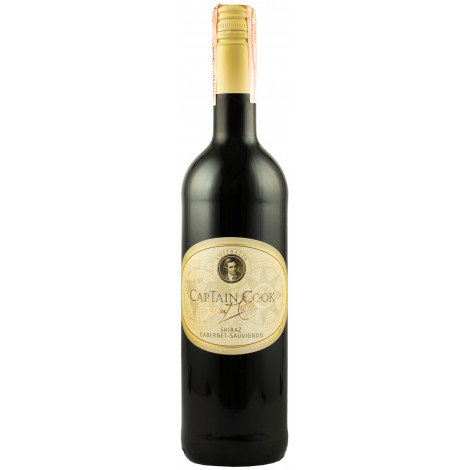 Вино "Shiraz Cabernet-Sauvignon" черв.сух 0,75л 13% (Австралія, ТМ "Captain Cook")