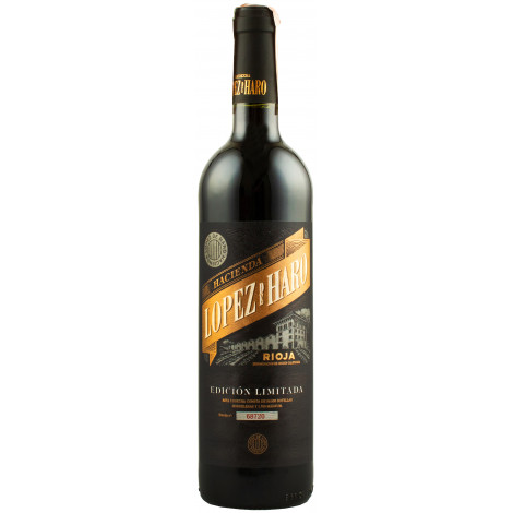 Вино "Edicion Limitada" черв.сух 0,75л 14% (Іспанія, Ріоха, ТМ "Hacienda Lopez de Haro")