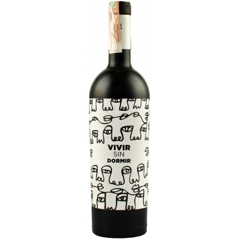 Вино "Vivir Sin Dormir" черв.сух 0,75л 14,5% (Іспанія, Валенсія, ТМ "Arraez")
