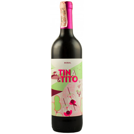 Вино "Tina&Tito" чер.сух 0,75л 12,5% (Iспанiя,Валенсiя,TM "La Escapada")