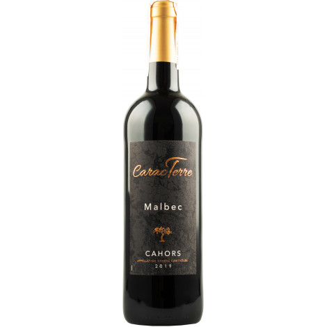 Вино "Cahors Carac Terre" черв.сух 0,75л 13,5% (Франція, Кагор, ТМ "Carac Terre")