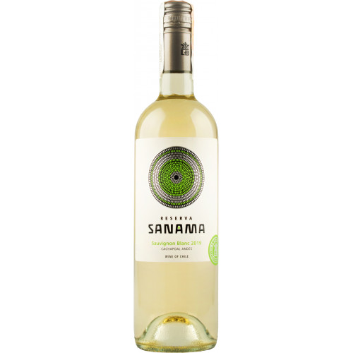 Вино "Reserva Sauvignon Blanc" біл.сух 0,75л 13,5% (Чилі, Д. Качапоаль, ТМ "Sanama")