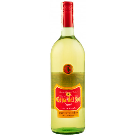 Вино "Copa del Sol fruchtig-sub weib" біл.н/сол 1л 9,5% (Іспанія, ТМ "Copa del Sol")