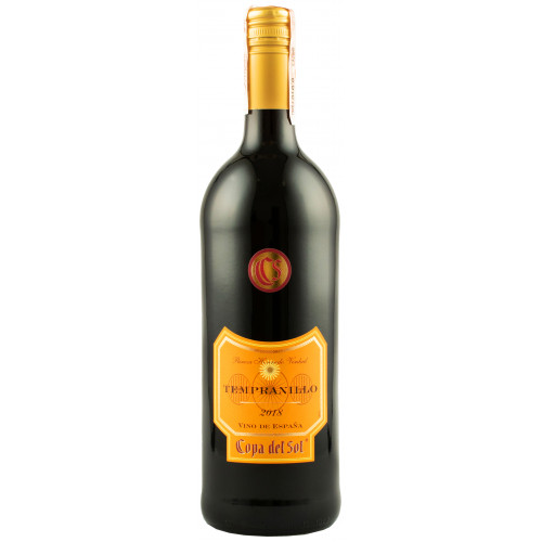 Вино "Copa del Sol Tempranillo Merlot" черв.н/сух 1л 12% (Іспанія, ТМ "Copa del Sol")