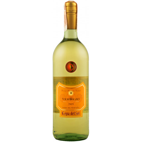 Вино "Copa del Sol Verdejo Chardonnay" біл.н/сух 1л 12% (Іспанія, ТМ "Copa del Sol")