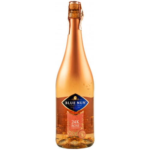 Вино ігристе "Blue Nun 24K Rose Edition" рожев.н/сол 0,75л 11% (Німеччина, ТМ "Blue Nun")