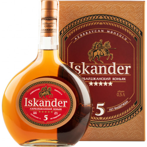 Коньяк "Iskander 5YO" 0,5л 40% (Азербайджан, ТМ "Iskander")