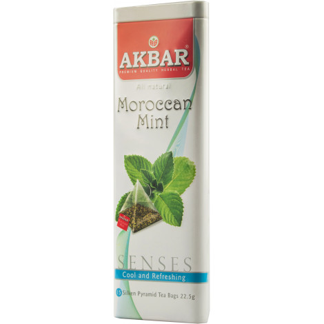 Чай "Moroccan Mint" 15пак*1,5г ж/б (Шрі-Ланка, ТМ "Akbar")
